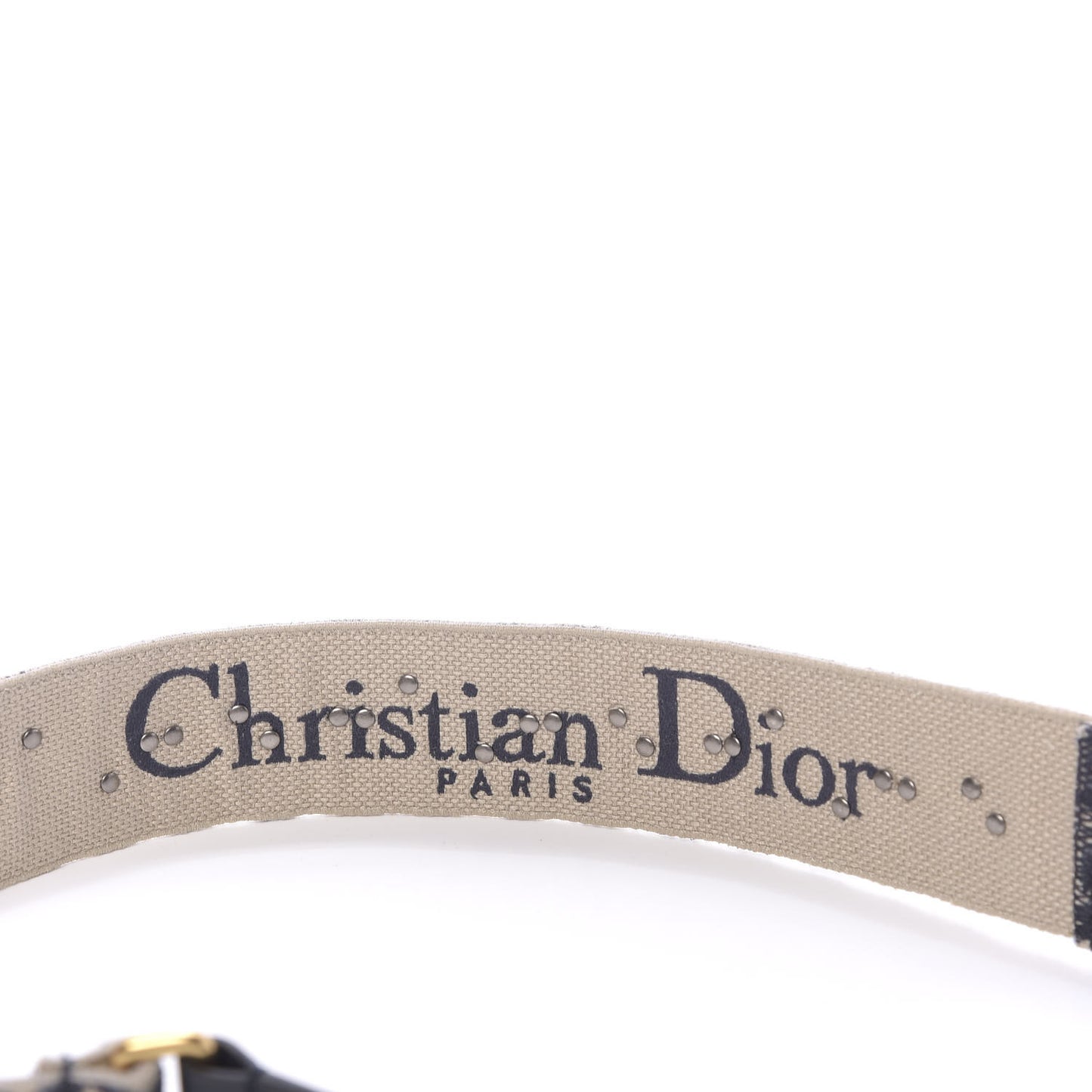 Oblique Studded Shoulder Strap Blue
