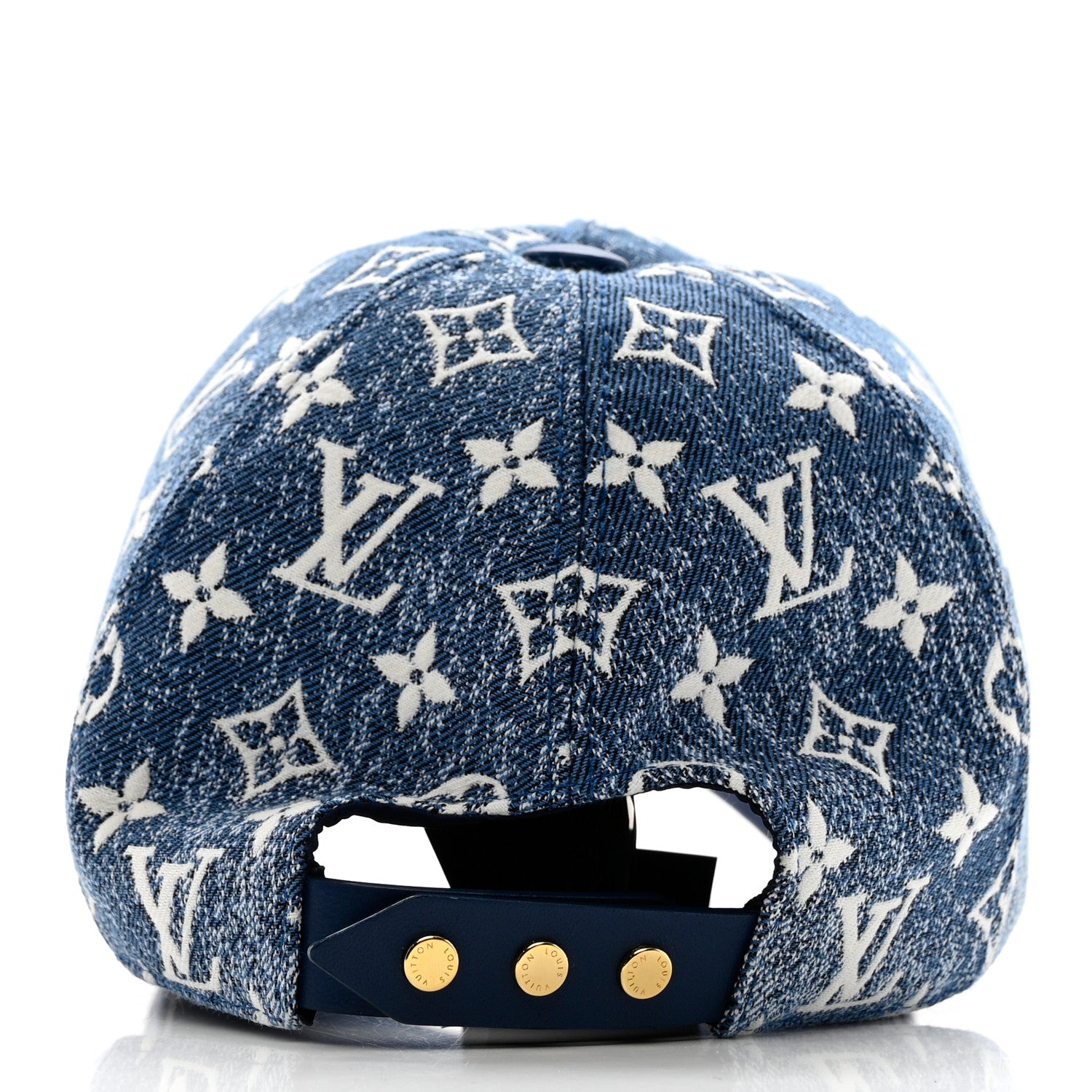 Louis Vuitton Monogram Jacquard Cap M Blue 6 of 9