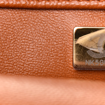 Chanel Caviar Quilted Mini Coco Handle Flap Light Brown 7 of 11