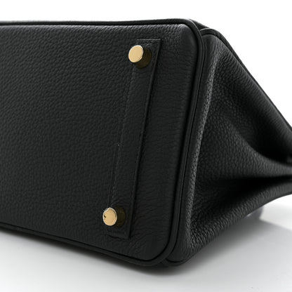 Hermes Togo Birkin 25 Black 10 of 11