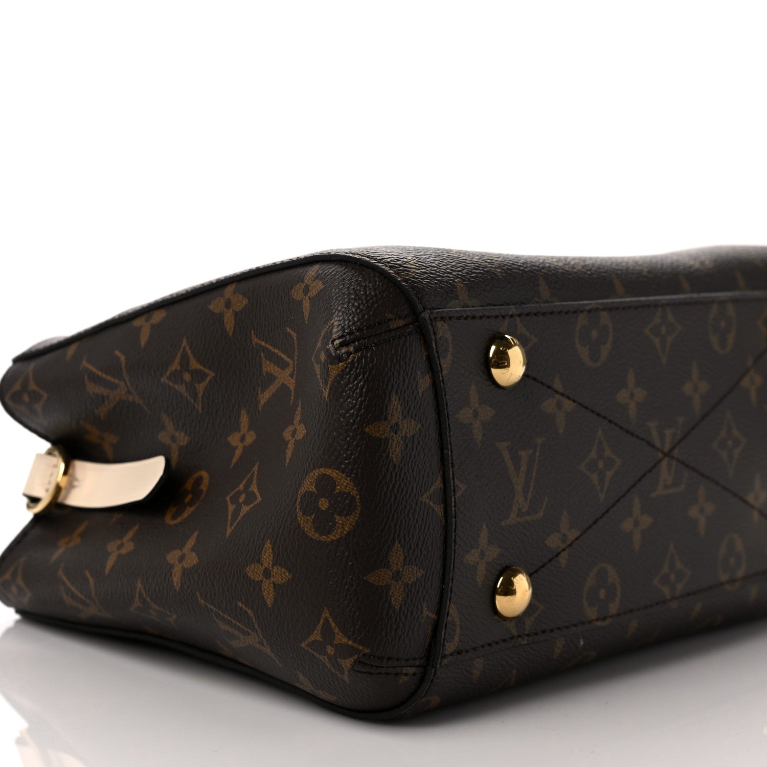 Louis Vuitton Monogram Braided Montaigne BB Creme Beige 6 of 8