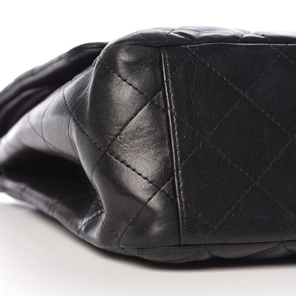 Chanel Lambskin Quilted Maxi Double Flap Black 9 of 18