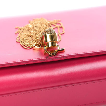 Saint Laurent Smooth Calfskin Medium Classic Monogram Kate Tassel Satchel Fuchsia 9 of 11