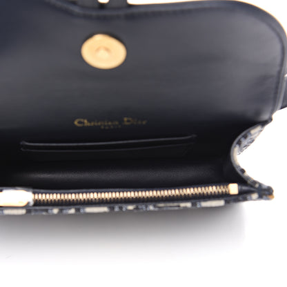 Christian Dior Oblique Saddle Belt Bag Blue 4 of 7