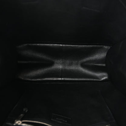 Saint Laurent Smooth Calfskin Rive Gauche Small Tote Black 5 of 10