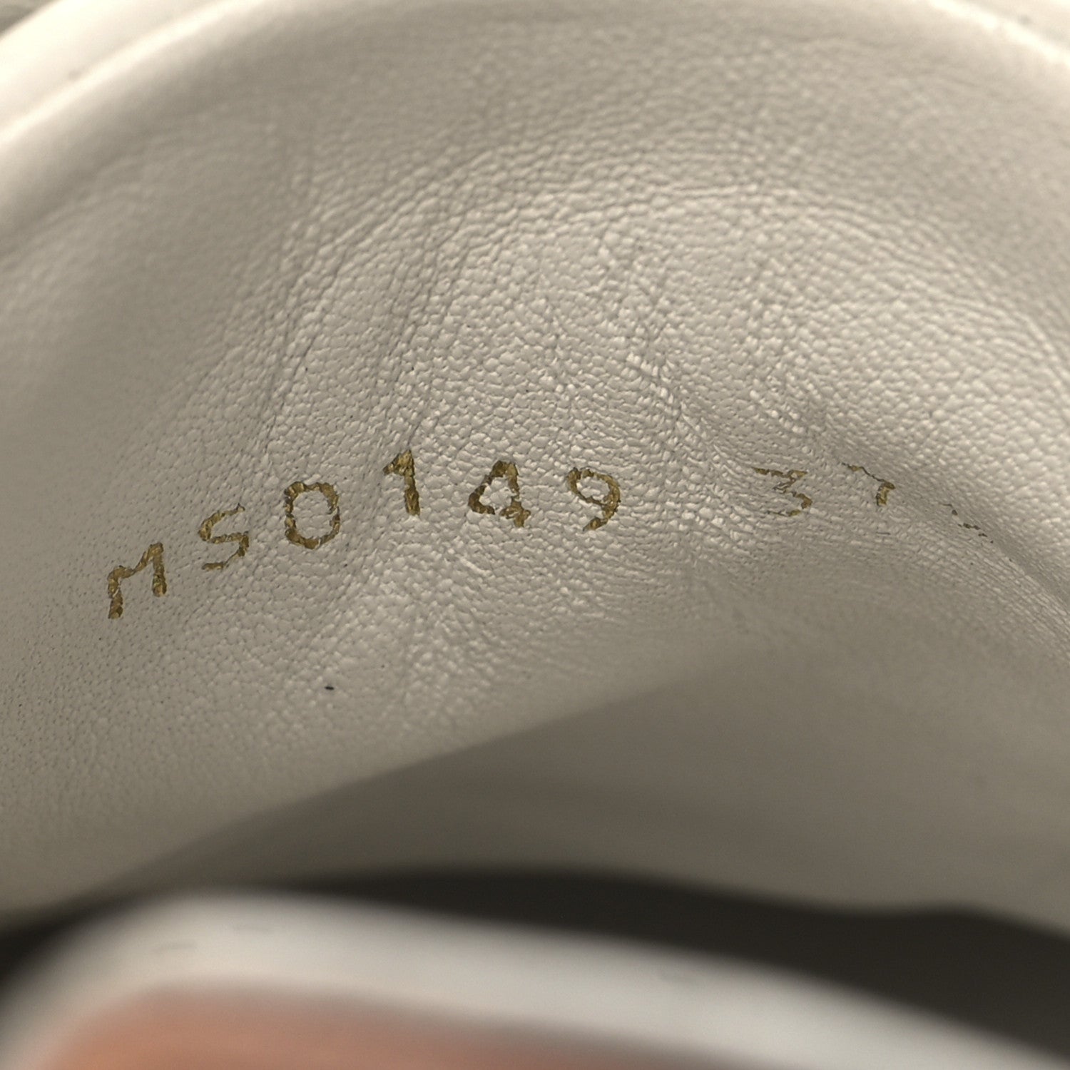 Louis Vuitton Damier Ebene Front Row Sneaker 37.5 White 7 of 8