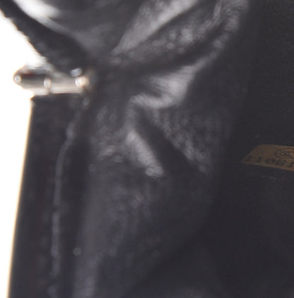 Chanel Distressed Patent Quilted Timeless Clutch Black 7 of 8