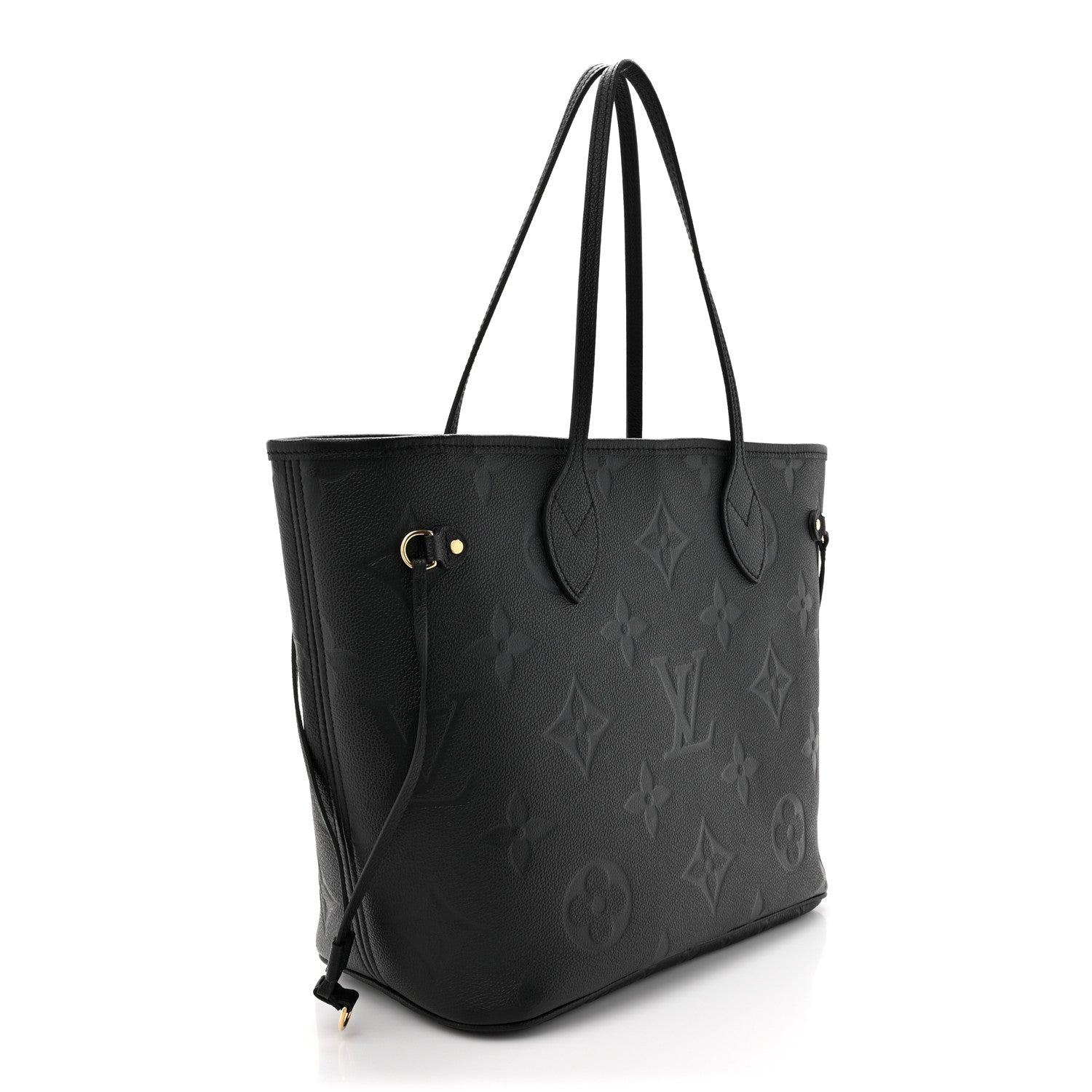 Louis Vuitton Empreinte Monogram Giant Neverfull MM Black 3 of 10