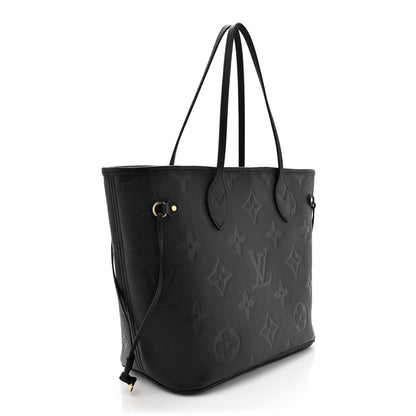 Louis Vuitton Empreinte Monogram Giant Neverfull MM Black 3 of 10