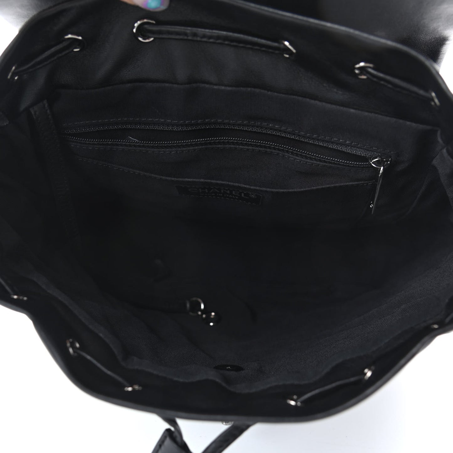Lambskin Quilted Large Urban Spirit Backpack Black