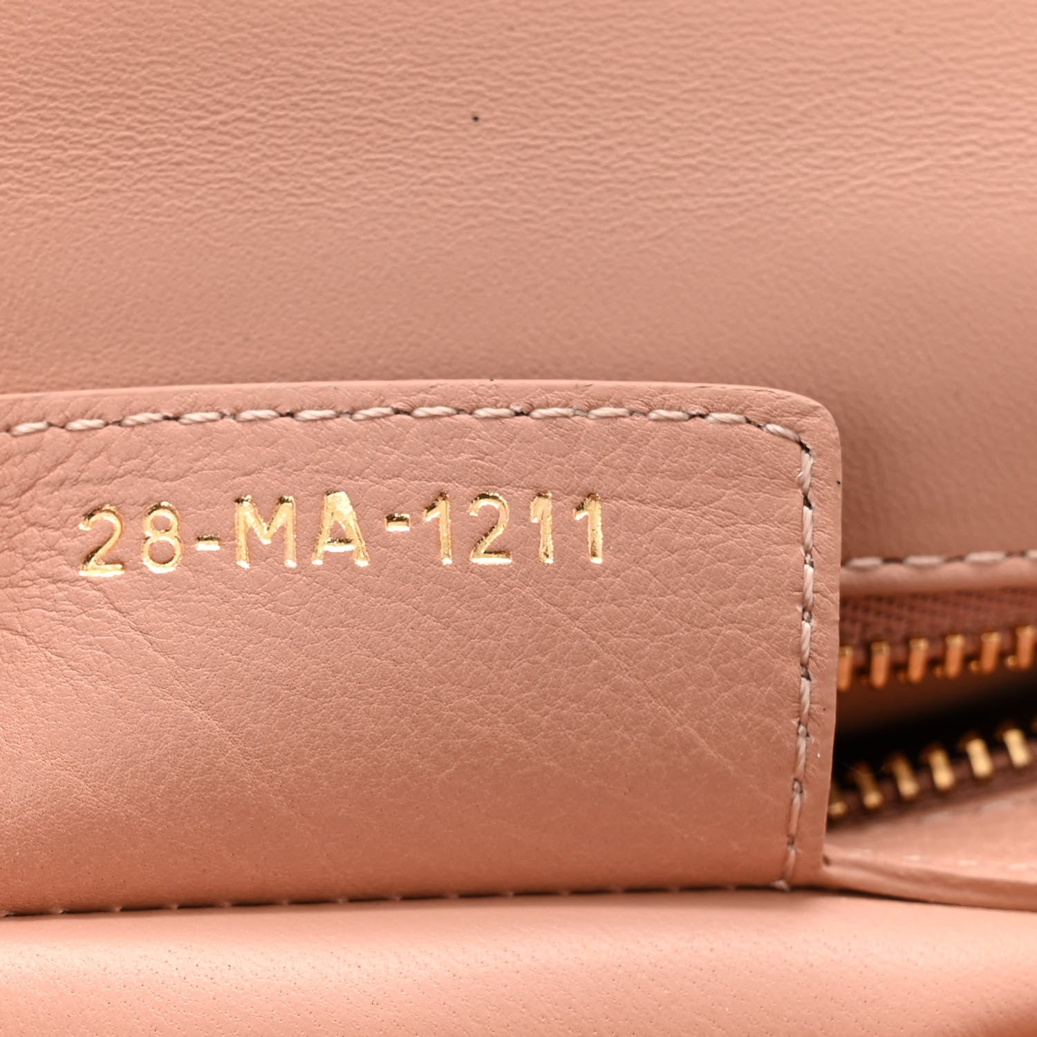 Christian Dior Grained Calfskin Cannage Small Caro Bag Rose De Vents 7 of 11