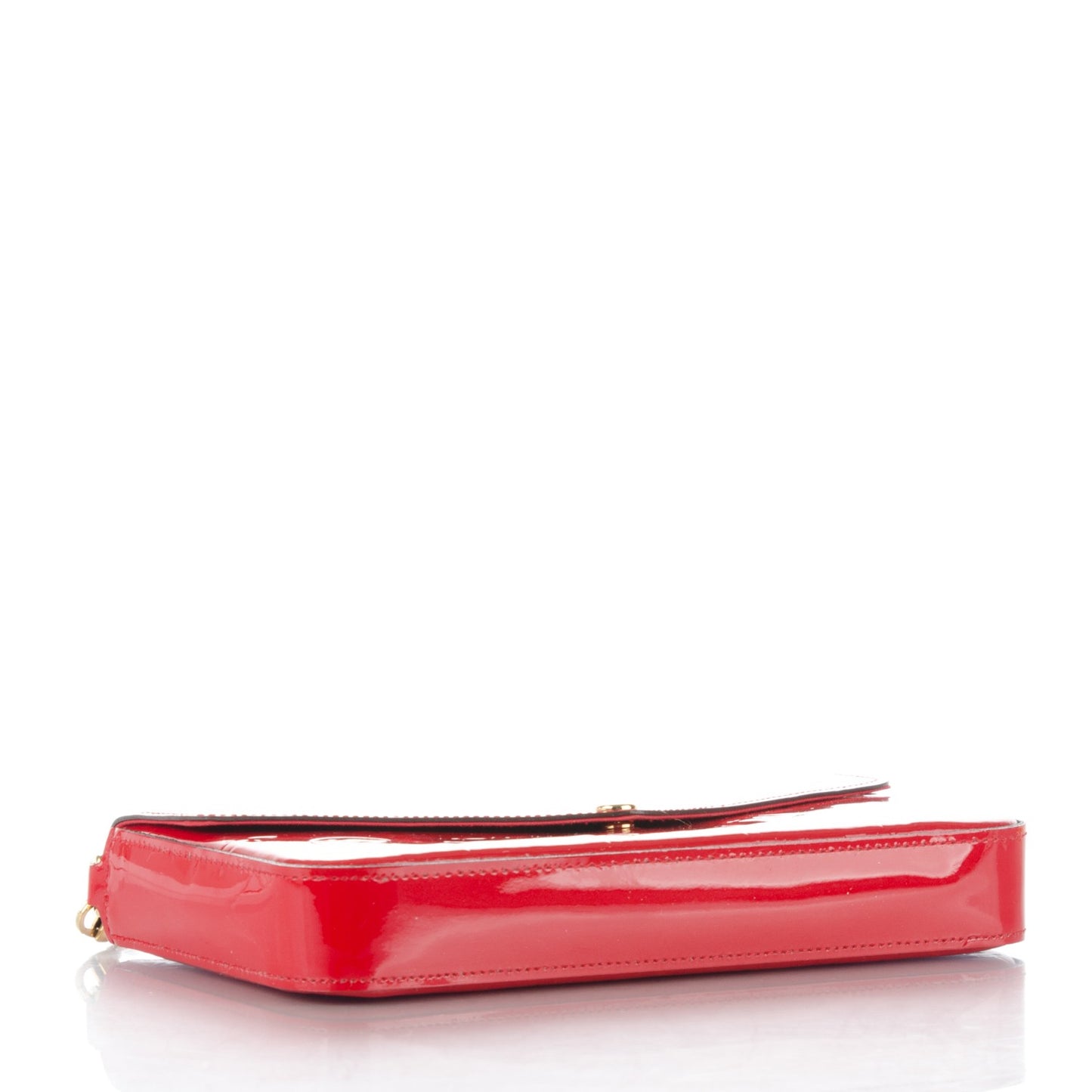 Vernis Felicie Pochette Chain Wallet Cherry