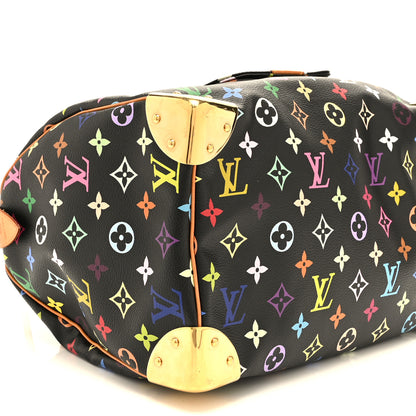 Louis Vuitton Monogram Multicolor Speedy 30 Black 9 of 10