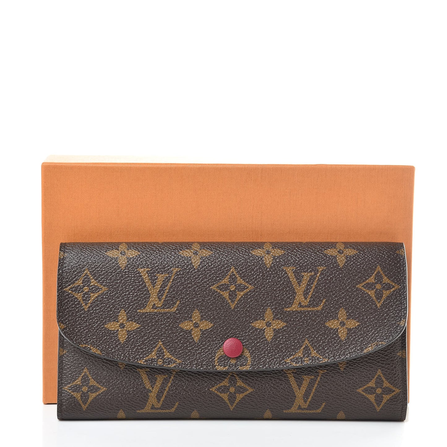 Monogram Emilie Wallet Fuchsia