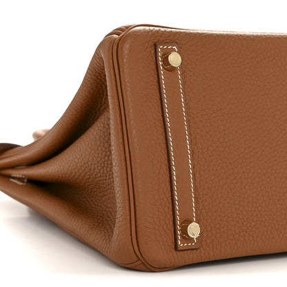 Hermes Togo Birkin 30 Gold 9 of 12
