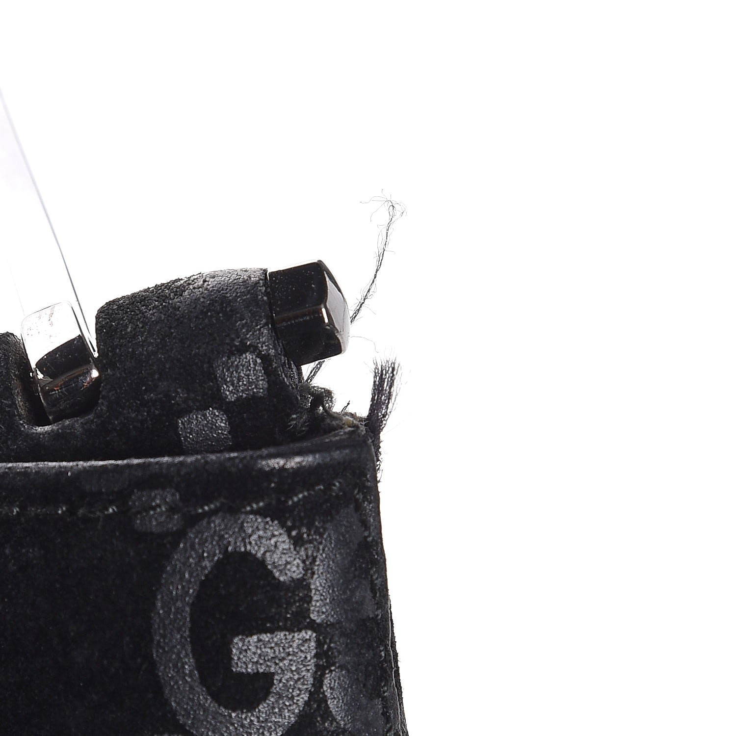 Gucci Suede Guccissima Hobo Black 10 of 11