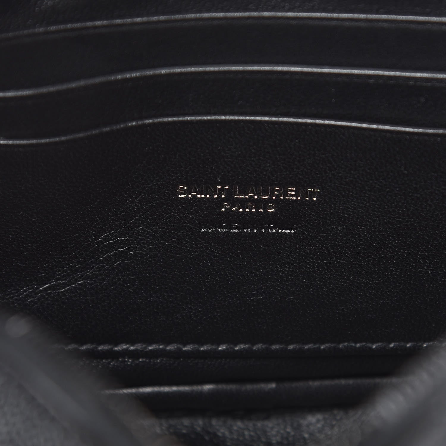 Saint Laurent Grain De Poudre Matelasse Monogram Mini Lou Camera Bag Black 8 of 11