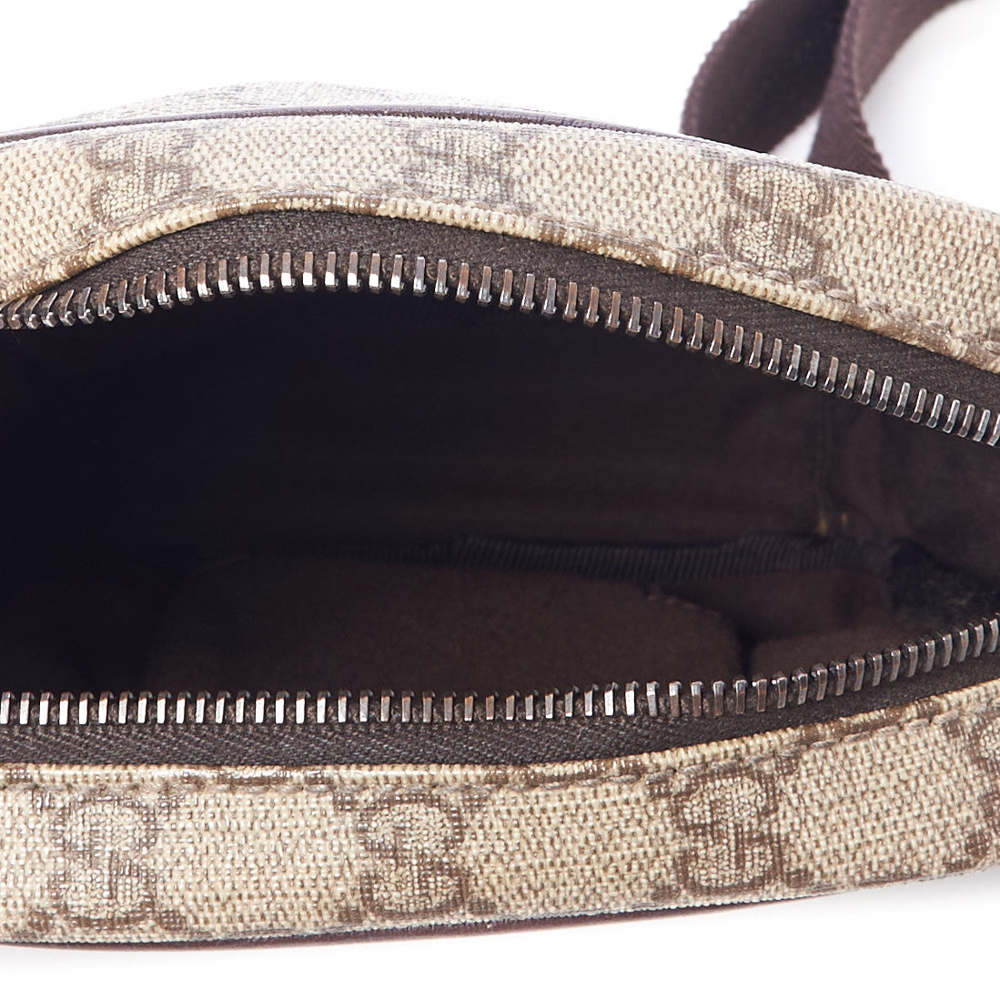 Gucci GG Plus Monogram Messenger Bag Ebony 7 of 9