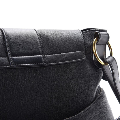 Chloe Grained Lambskin Calfskin Medium Lexa Shoulder Bag Black 12 of 22