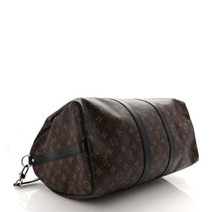 Louis Vuitton Monogram Macassar Keepall Bandouliere 45 3 of 10