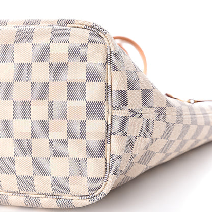 Louis Vuitton Damier Azur Neo Neverfull MM Rose Ballerine 19 of 20