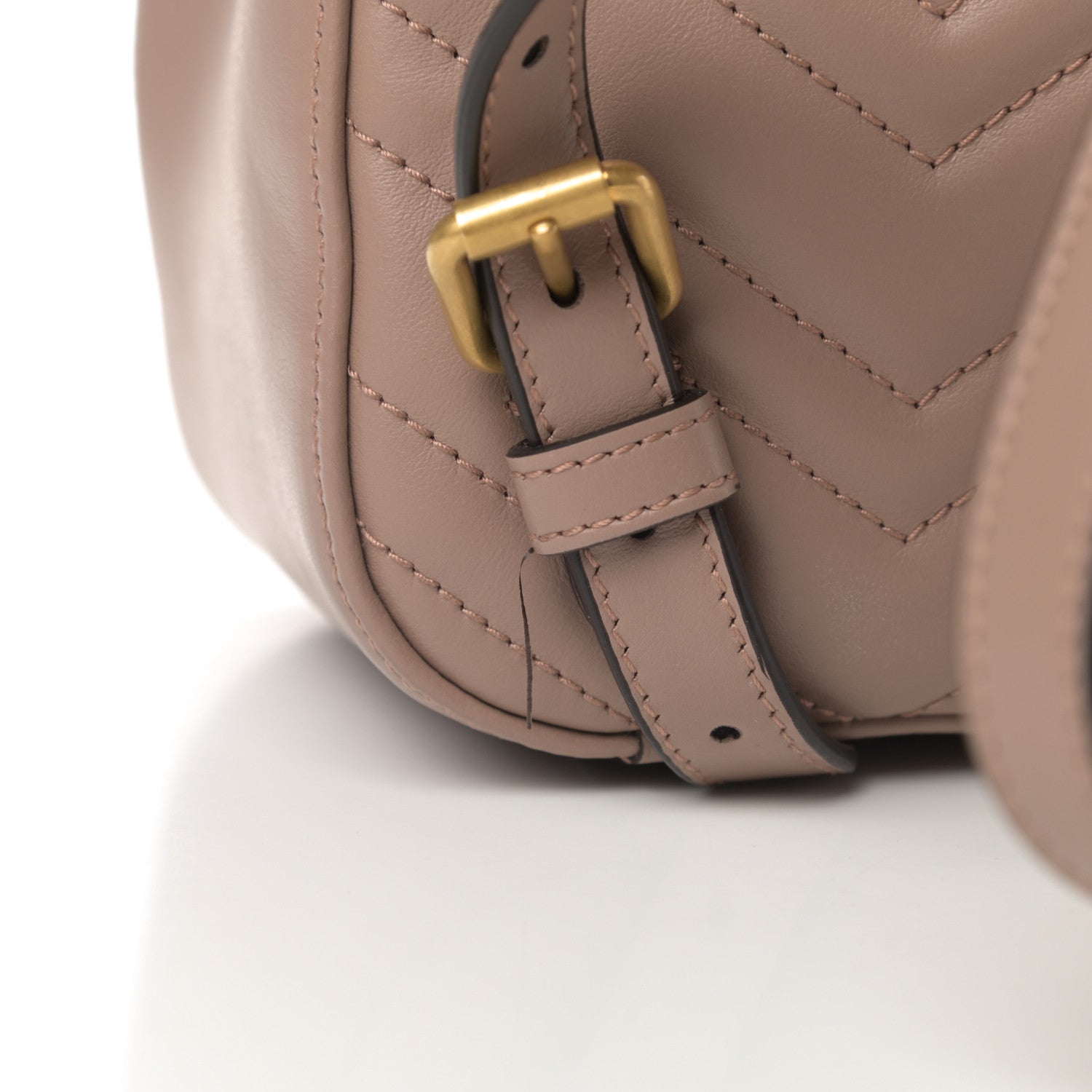 Gucci Calfskin Matelasse GG Marmont Backpack Porcelain Rose 11 of 11
