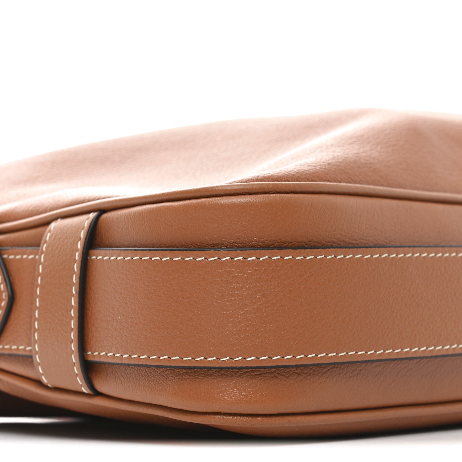 Celine Supple Calfskin Medium Romy Shoulder Bag Tan 10 of 11