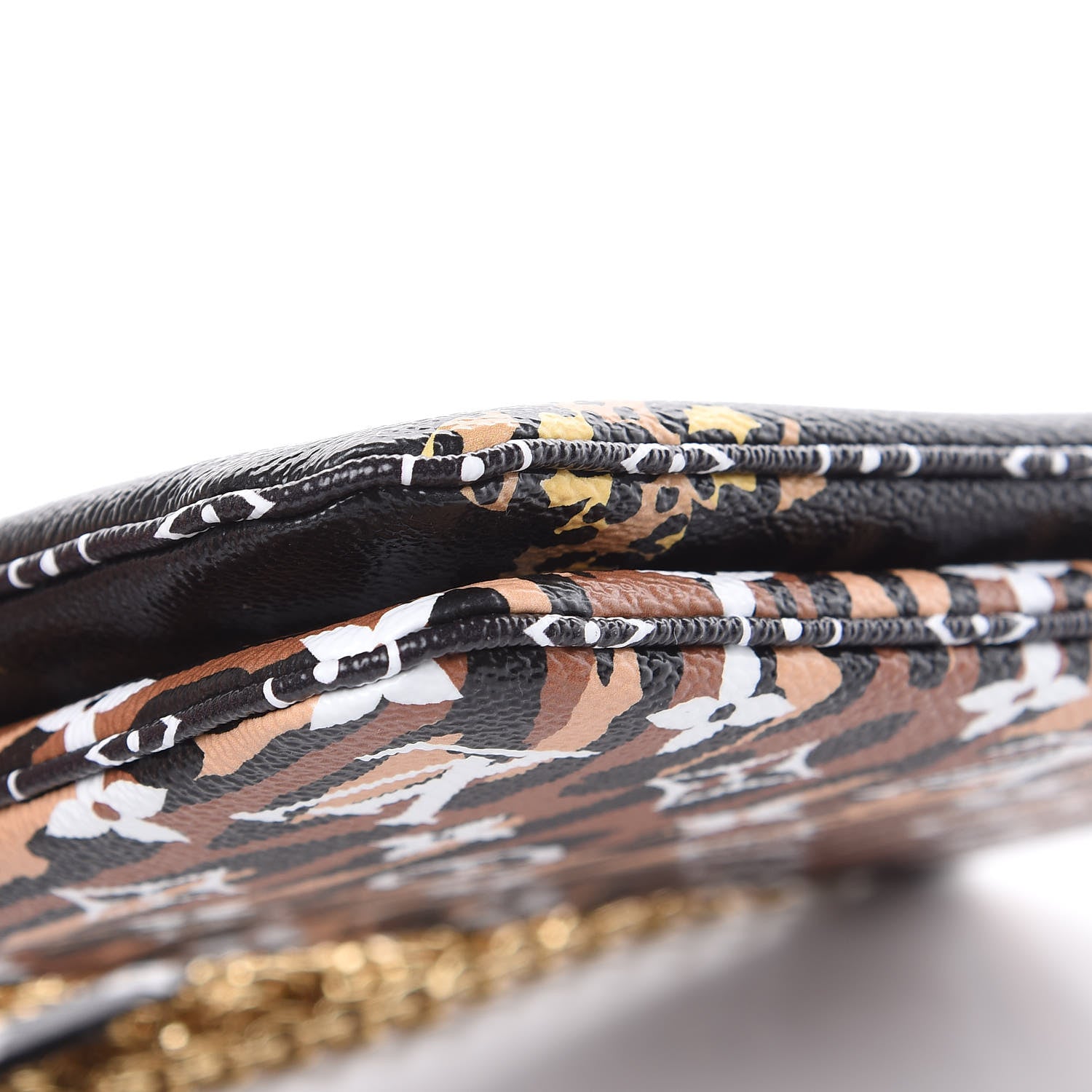 Louis Vuitton Monogram Giant Jungle Pochette Double Zip Black 8 of 10