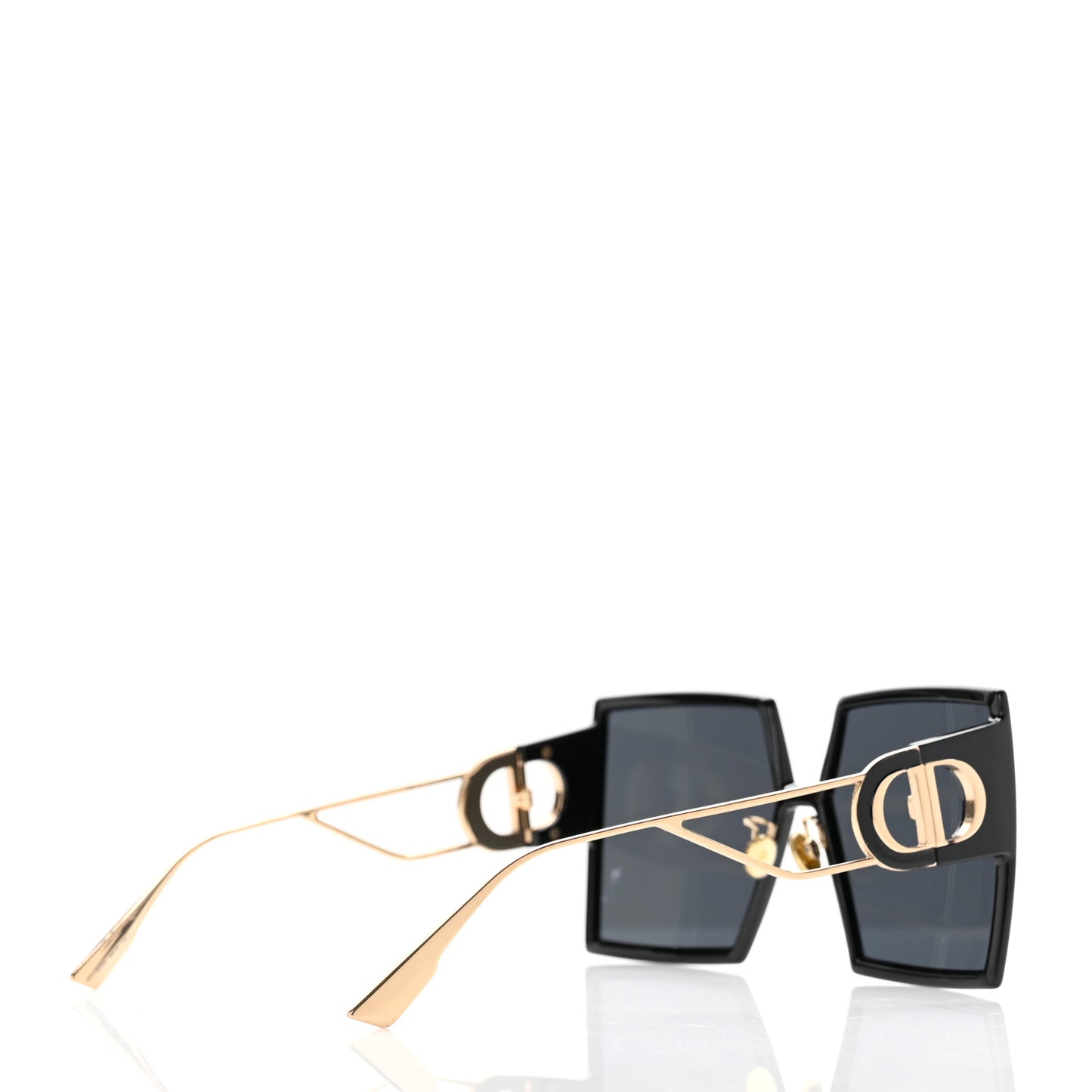 Square 30 Montaigne Sunglasses Black