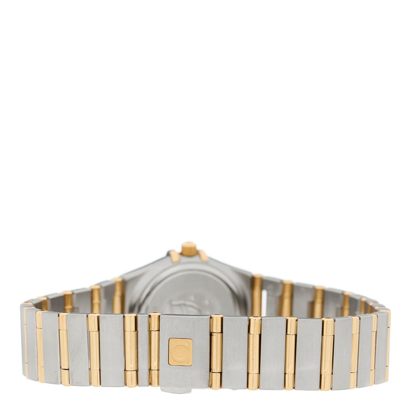 Stainless Steel 18K Yellow Gold Diamond Mother of Pearl 22mm Constellation Quartz Watch 1262.75