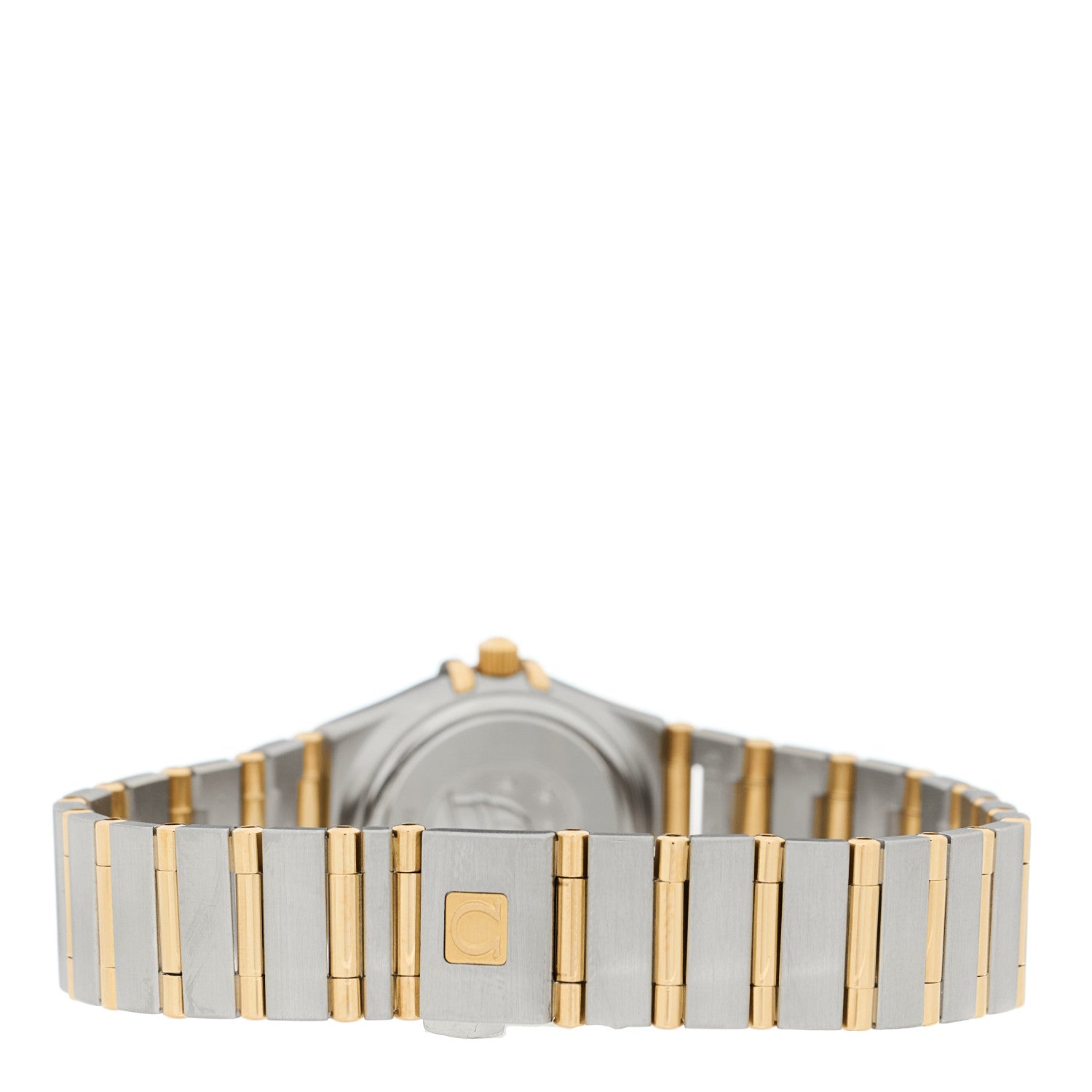 Omega Stainless Steel 18K Yellow Gold Diamond Mother of Pearl 22mm Constellation Quartz Watch 1262.75 3 of 4