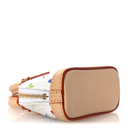 Louis Vuitton LV x TM Monogram Multicolor Micro Alma Bag Charm White 3 of 7