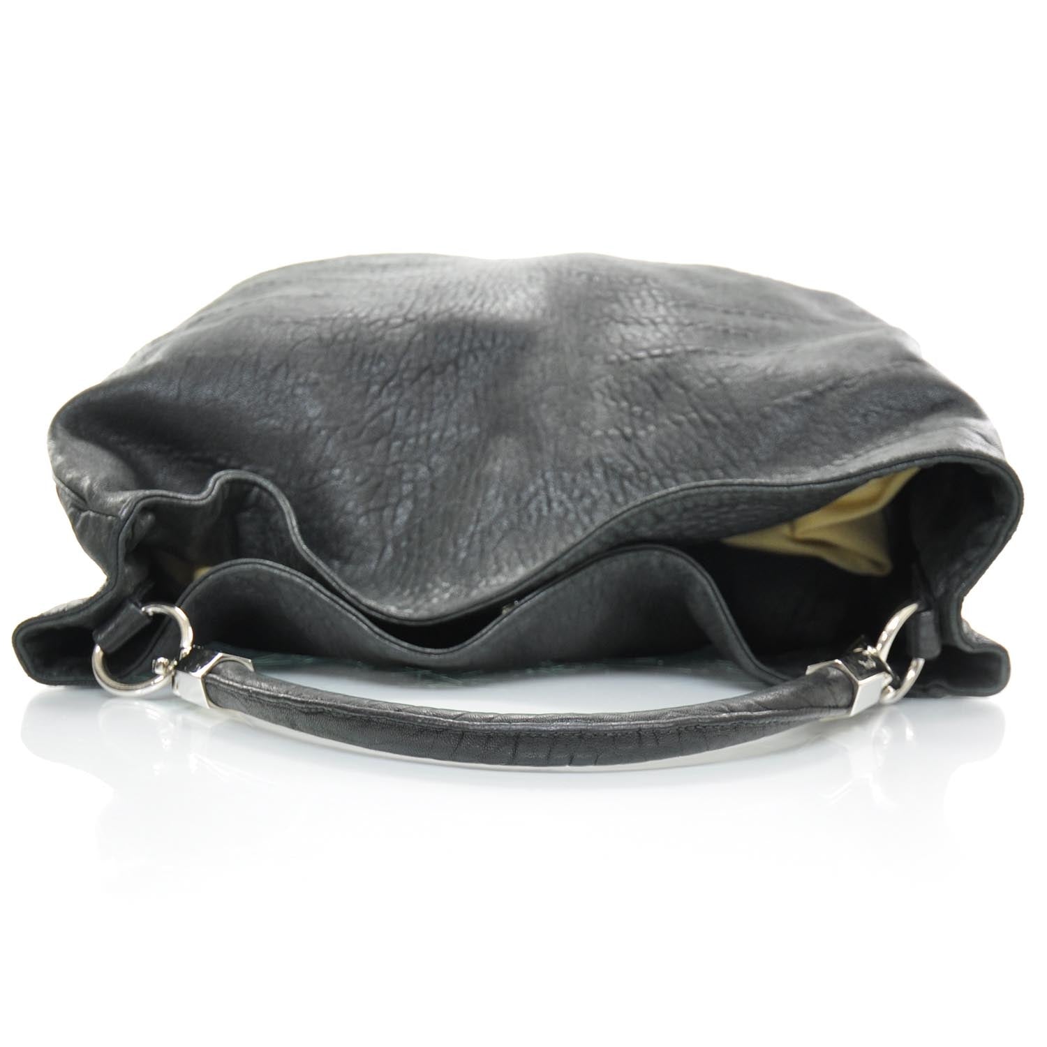 Saint Laurent Leather Large Roady Hobo Black 5 of 10