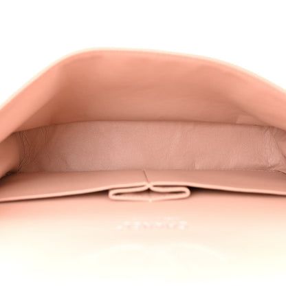 Chanel Patent Quilted Medium Double Flap Light Pink 5 of 11