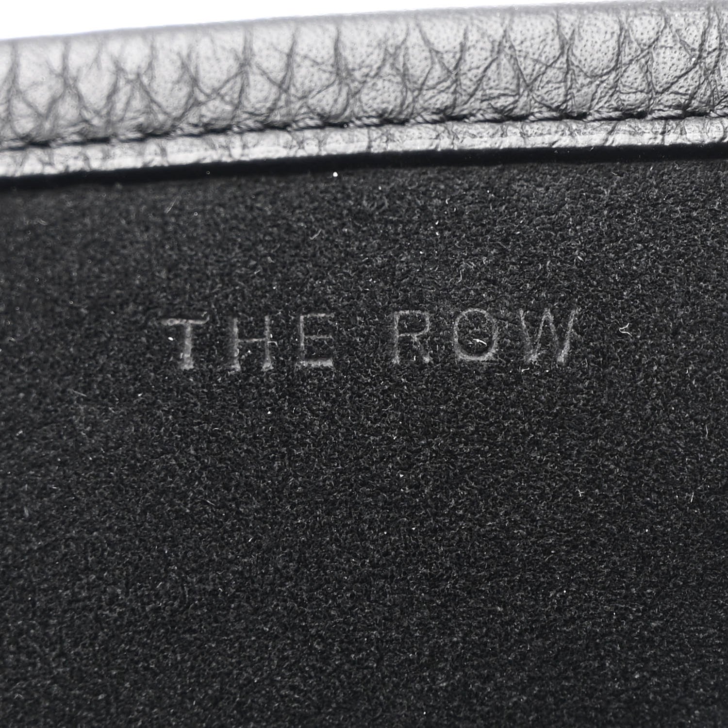 The Row Grained Calfskin Medium N/S Park Tote Black 6 of 11