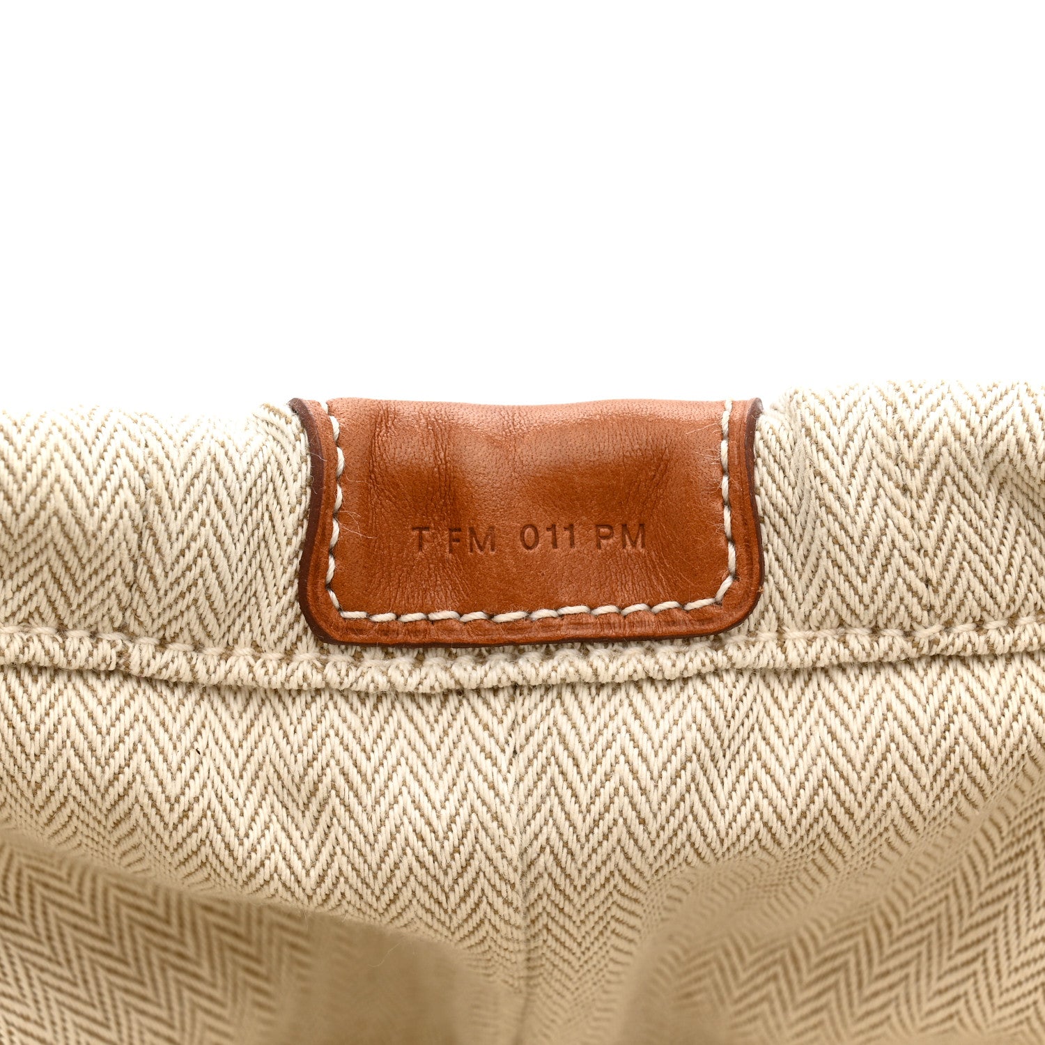 Hermes Canvas Barenia Fourbi 20 PM Pouch Naturel Fauve 7 of 9