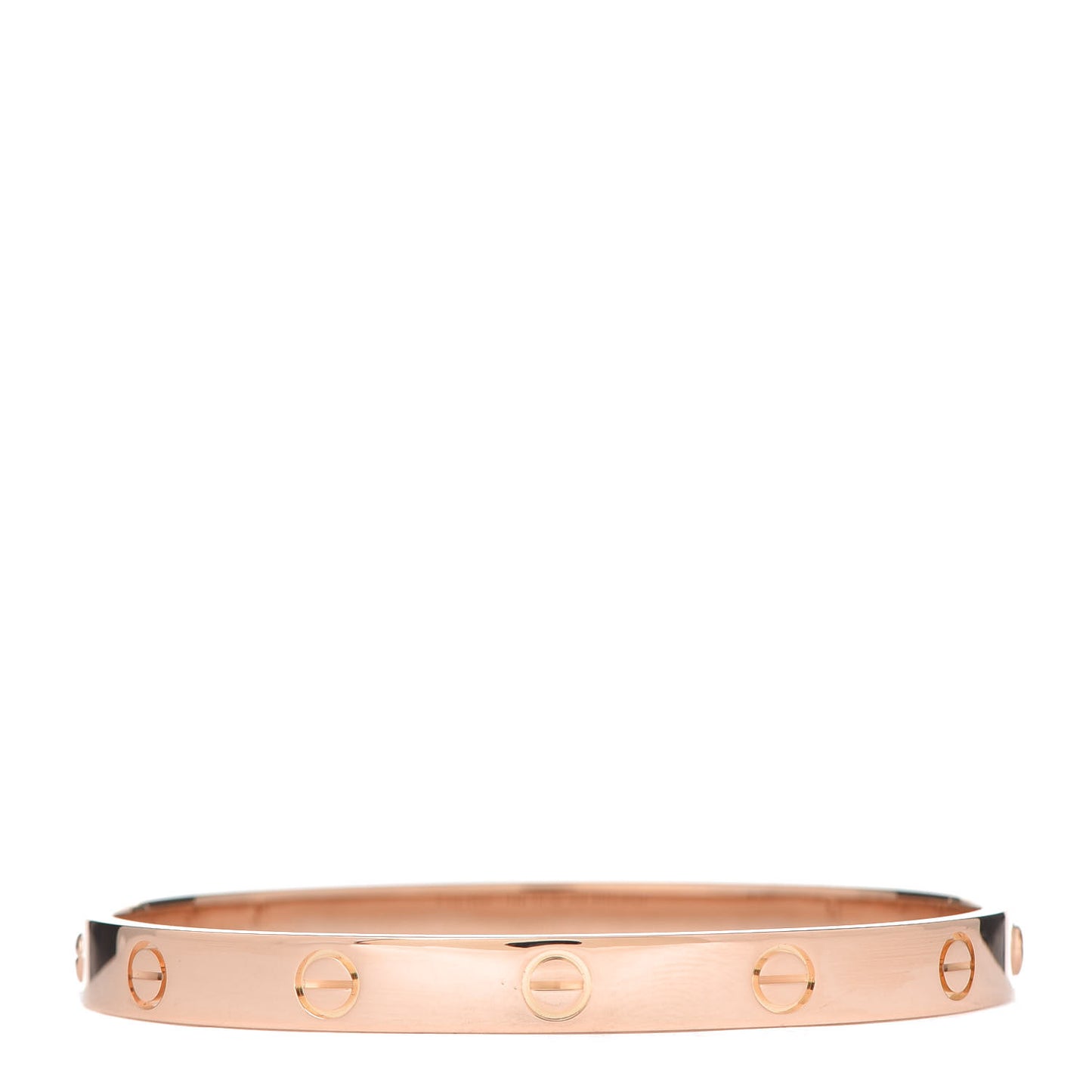 18K Pink Gold LOVE Bracelet 17