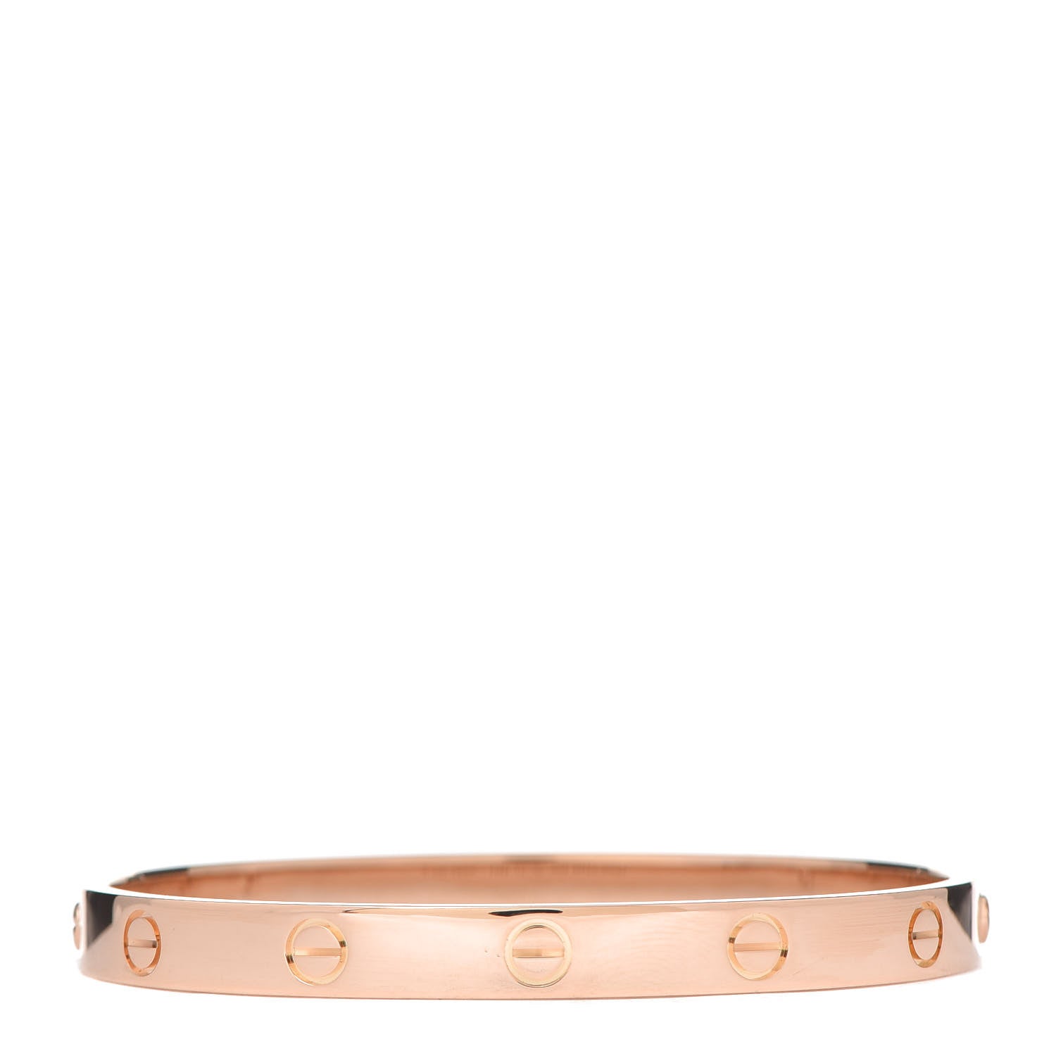 Cartier 18K Pink Gold LOVE Bracelet 17 3 of 5