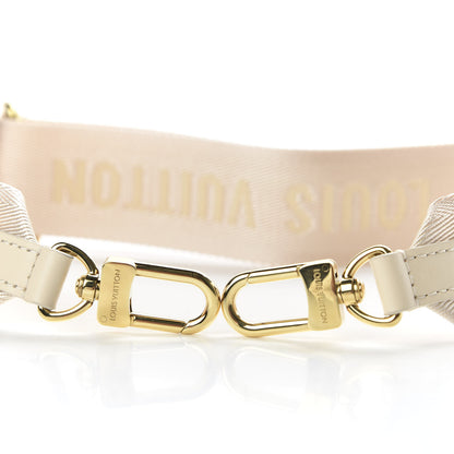Louis Vuitton Nylon Petite Malle Souple Shoulder Strap Creme 3 of 5