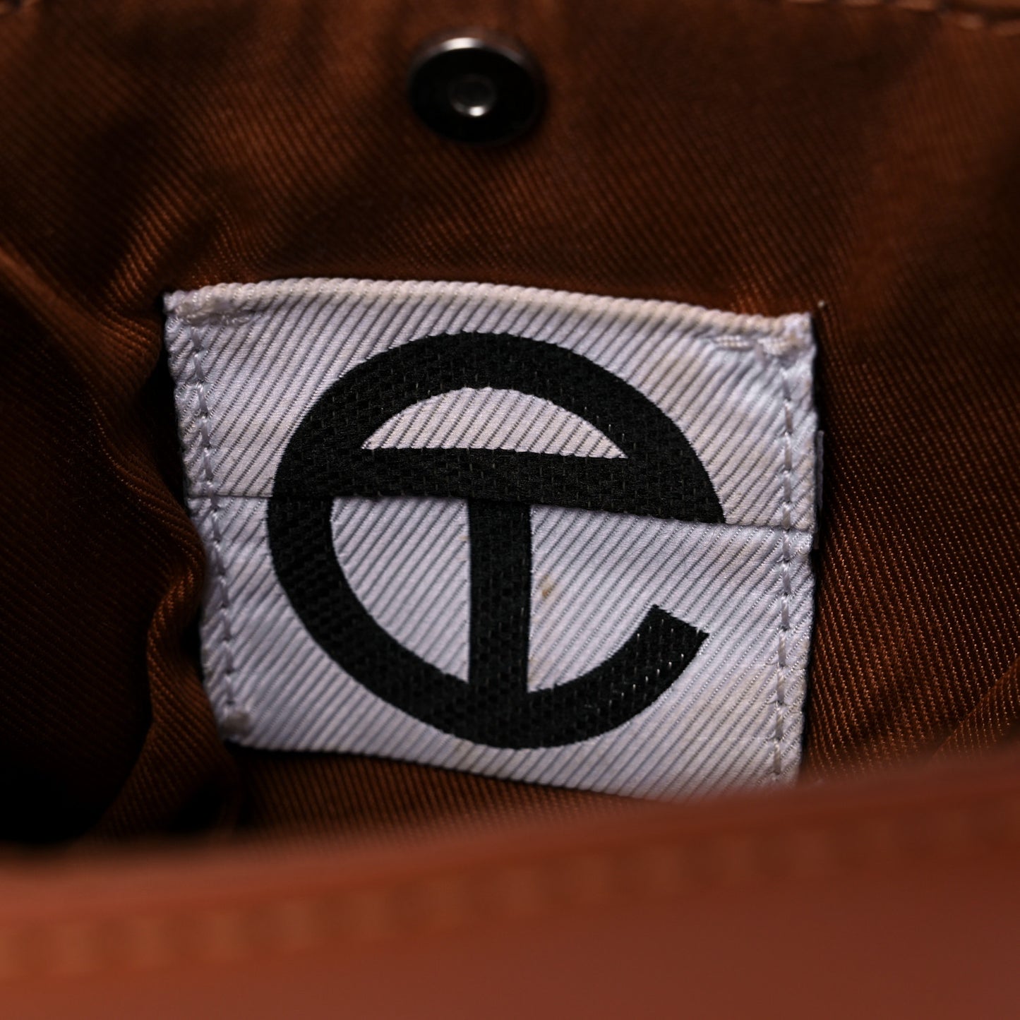 Vegan Leather Small Shopping Bag Tan