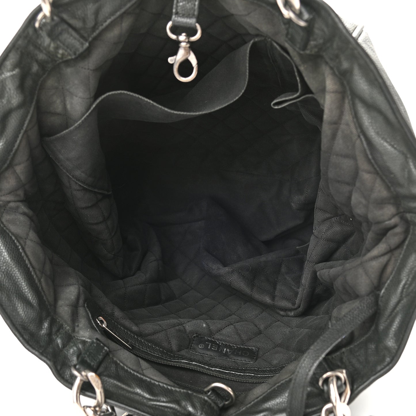 Caviar Timeless CC Shopping Tote Black