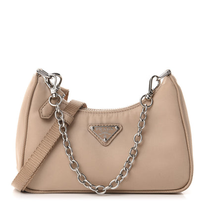 Prada Tessuto Nylon Saffiano Mini Re-Edition 2000 Shoulder Bag Cammeo 1 of 9