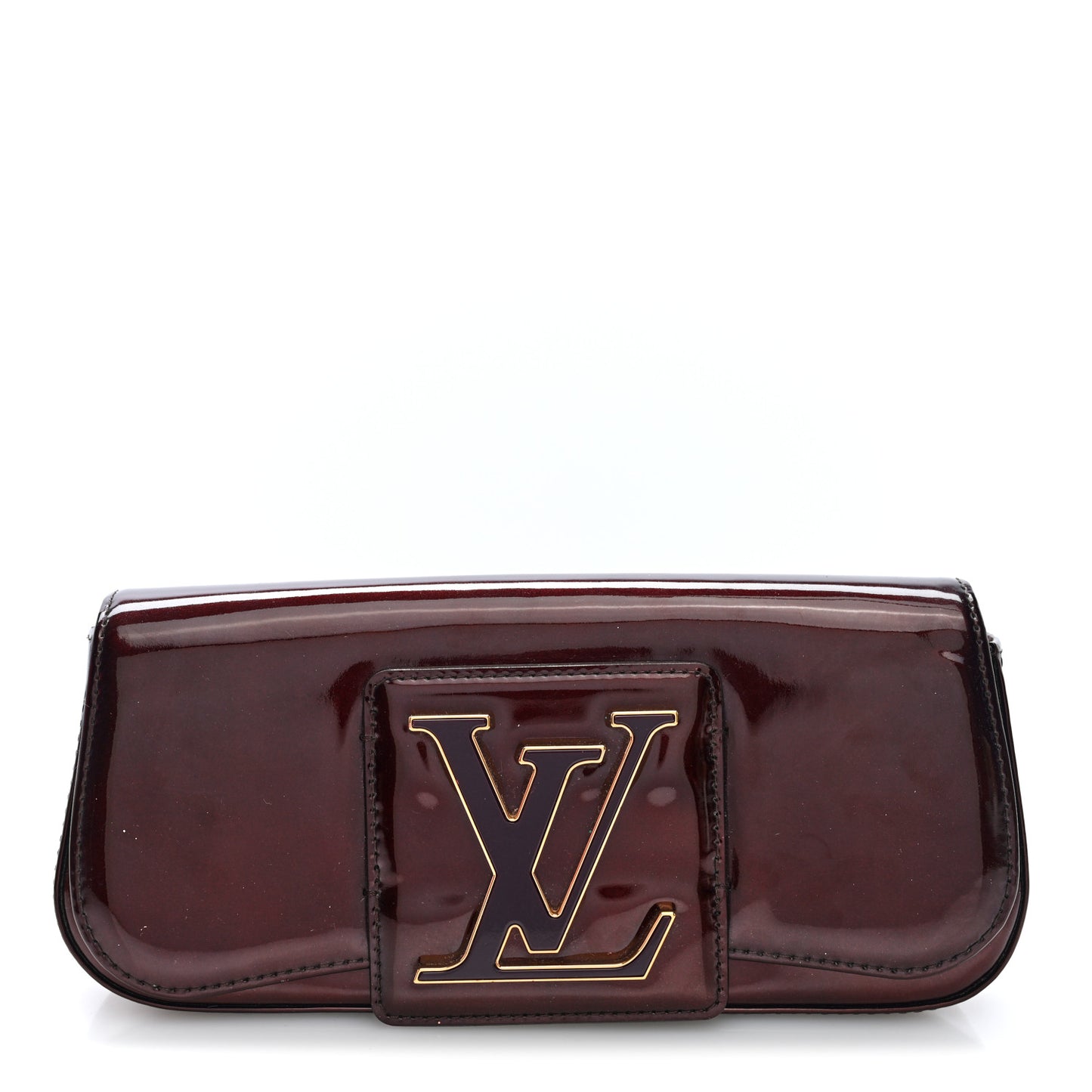 Patent Sobe Clutch Rouge Fauviste