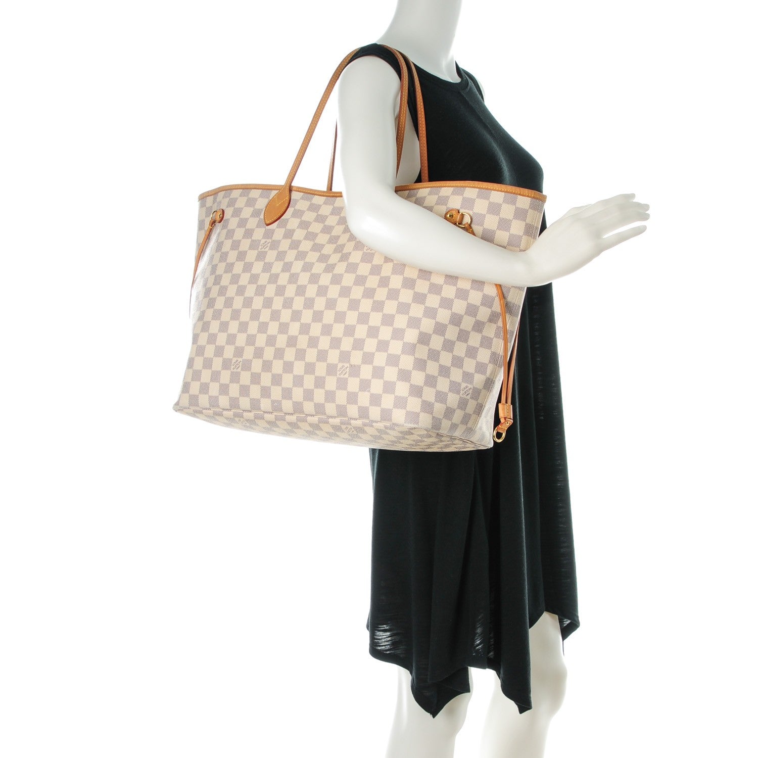 Louis Vuitton Damier Azur Neverfull GM 2 of 7