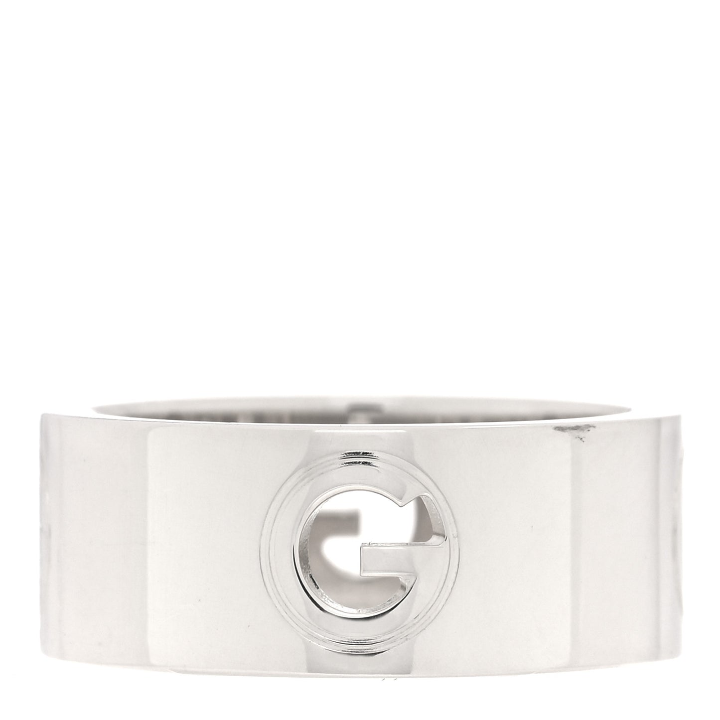 Sterling Silver G Cutout Band Ring 53 6.5
