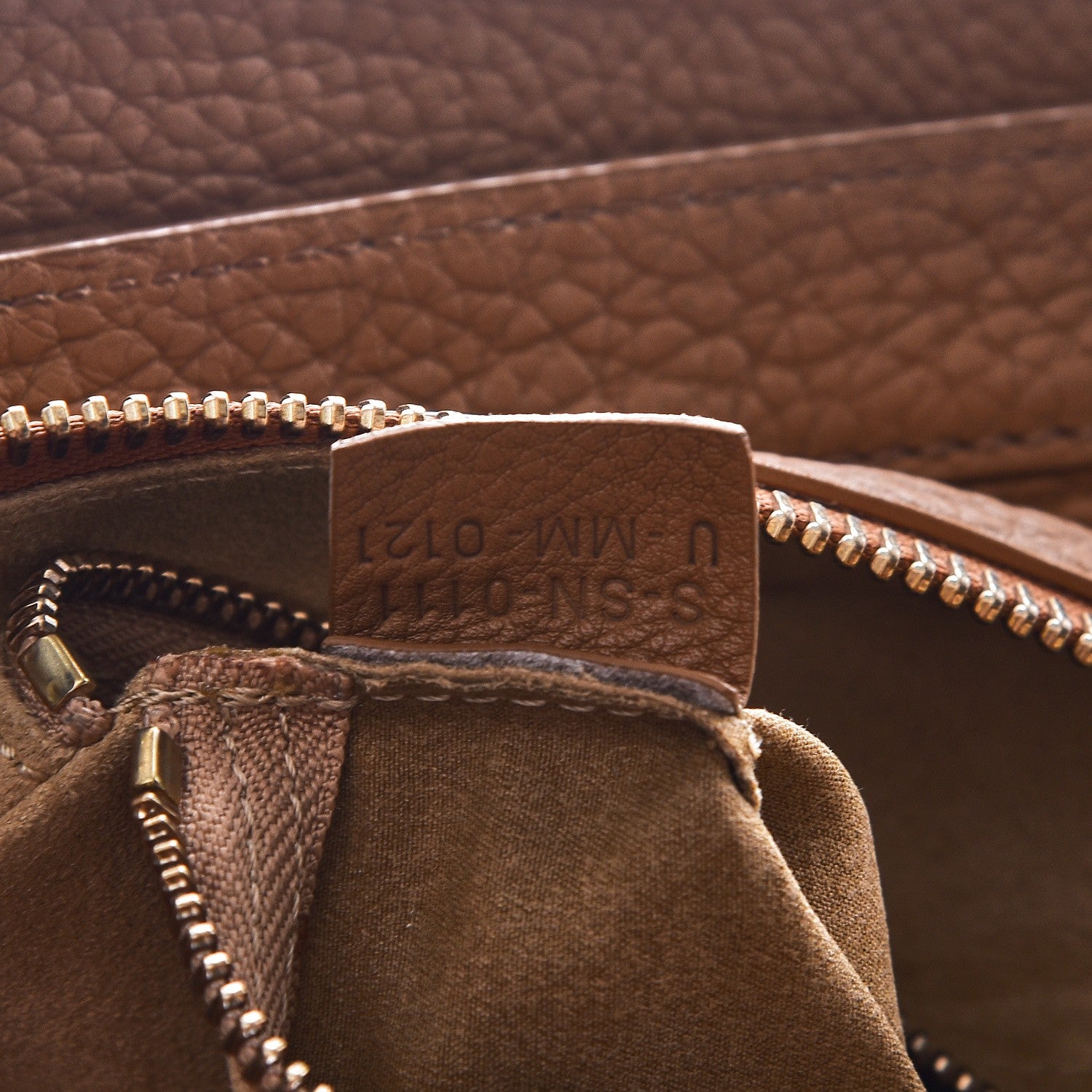 Celine Pebbled Calfskin Mini Luggage Camel 8 of 16