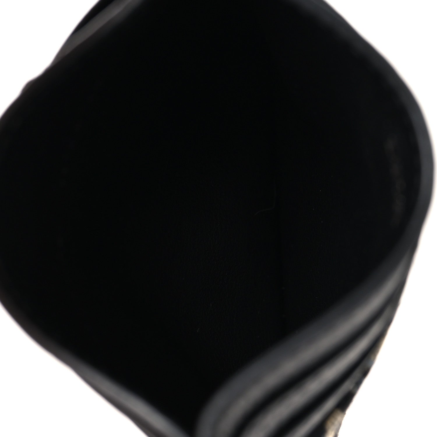 Christian Dior Grained Calfskin Oblique Card Holder Black 5 of 9