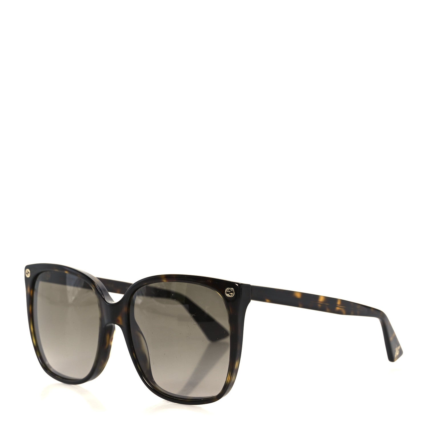Gucci Acetate GG Sunglasses GG0022S Havana Havana 1 of 9