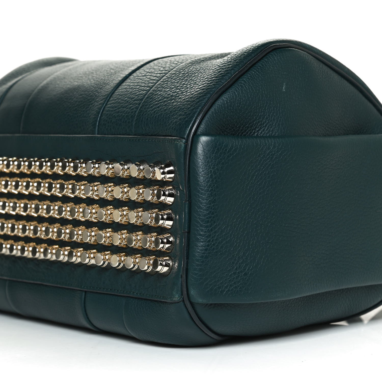 Alexander Wang Pebbled Lambskin Rocco Dark Argon Pale Gold Hardware 9 of 9