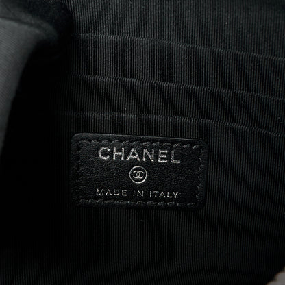 Chanel Aged Calfskin Quilted Medium Reissue Cosmetic Case So Black 6 of 10